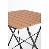 thumbnail of Mesa de patio Bolero cuadrada y plegable con listones de madera sintética 695x695x595mm