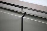 thumbnail of Gasfrit – Kühltheke Unterbau, Wandmodell mit 3 Türen aus Edelstahl, Umluftkühlung, 1795 × 700 × 850 + 100 mm