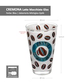 thumbnail of 6er Set Latte Macciato 310ml Cremona Blau 12,9 cm - Ritzenhoff 0806236