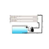 thumbnail of vidaXL Zonnepaneel voor zwembadverwarming 80x620 cm