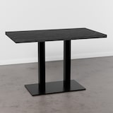 thumbnail of Bistrotisch 120x80 cm | Marmor Dunkel | Gusseisengestell