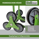 thumbnail of Treppenkarre pannensicher Stahl 120 kg 118 cm hoch mit Sicherheitsgriffen Treppensackkarre in grün