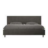 thumbnail of Letto Matrimoniale King size contenitore imbottito 180x190 microfibra grigio Adele