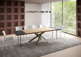 thumbnail of Ausziehbarer Tisch 90x180/280 cm Versalux entrindete Eichenbeine 4/A