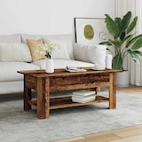 thumbnail of Table basse vieux bois 102x55x42 cm bois d'ingénierie Modèle Fusion Horizon