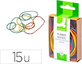 Elásticos em cores e tamanhos sortidos.
