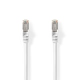 thumbnail of Nedis Cat 8.1-Netzwerkkabel - S/FTP - RJ45 Stecker - RJ45 Stecker - 5.00 m - Rund - LSZH - Weiss - Label