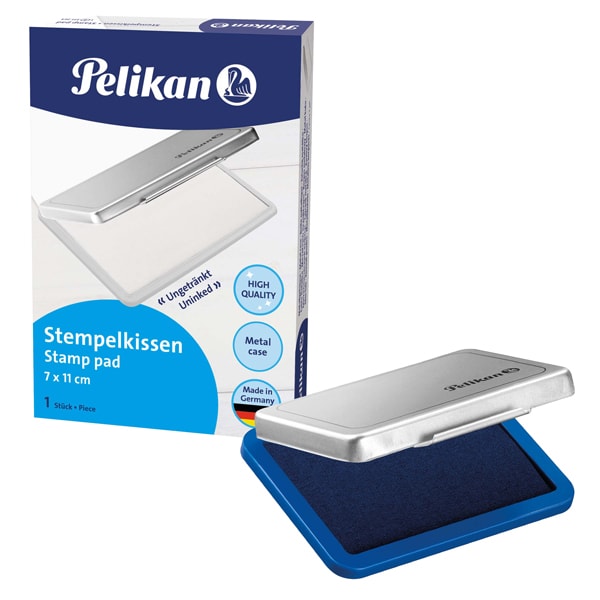 Pelikan, Cuscinetto per timbri, 7 x 11 cm, blu