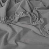 thumbnail of 4er-Set CloudComfort Basic Spannbettlaken silbergrau 90 x 190 - 100 x 200 cm