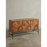 thumbnail of Massivholz Sideboard Sheesham, Industrial-Design, Stauraum. 123x45x70 cm | Kadima Design