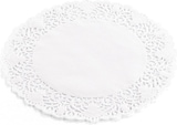 thumbnail of MONOUSO - Naperon Papel Rendado Branco Circular Ø28cm (250 Uds)