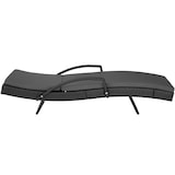 thumbnail of tectake Rattan Sonnenliege Océane Aluminium 5-fach verstellbar Polyrattan wetterfest Schwarz 190x71x34-74.5cm