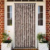 thumbnail of Décoshop26 - Rideau contre insectes moustiquaire Beige et marron clair 100x220 cm Chenille  DEC022169