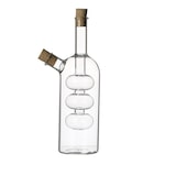 thumbnail of Bottiglia di vetro per olio e aceto con elegante design a bolle
