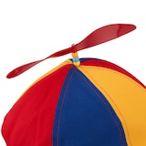 thumbnail of Relaxdays Propeller Mütze, gestreift, für Damen & Herren, Kopfumfang 55-61 cm, Fasching, Festival, Helikoptermütze, bunt