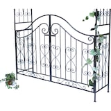 thumbnail of Rosenbogen mit Tor Pforte 131872 aus Metall Gartentor 282x160 cm Rankgerüst