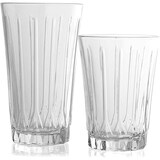 thumbnail of Pasabahce Satz von 12 Nessie Gläser, Glas, Transparent