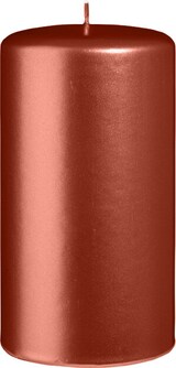 thumbnail of Stumpenkerzen Metallic Matt Kupfer Copper 150 x Ø 80 mm, 6 Stück