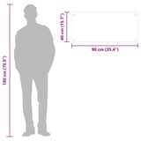 thumbnail of vidaXL Küchenrückwand Schwarz 90x40 cm Hartglas