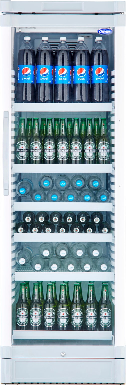 Carrier GD 381 Eco Umluft- Glastürkühlschrank