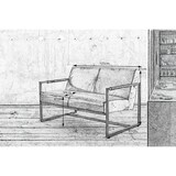 thumbnail of KAWOLA Sofa LIANO Vintage Leder braun