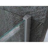 thumbnail of Box Doccia Anta Battente Interna Esterna Cristallo Trasparente 8mm H195 - Gemini - 80x120