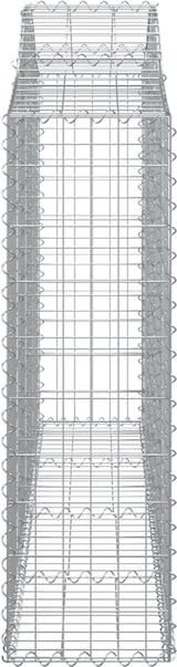 thumbnail of vidaXL Gabionen mit Hochbogen 15Stk. 200x30x100/120cm Verzinktes Eisen