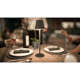thumbnail of Securit® Lampe de table LED sans fil "Féline" - Noir - Intérieur/Extérieur - Câble magnétique inclus