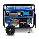 thumbnail of EBERTH 5500W Notstromaggregat, Fahrwerk, E-Start, 13 PS 4-Takt-Benzinmotor, 230V & 12V, AVR, Ölmangelsicherung, Tankanzeige