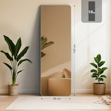 thumbnail of Décoshop26 - Miroir pleine longueur sur pied ou mural cadre métal blanc mat design épuré 150x50 cm 10_0008824