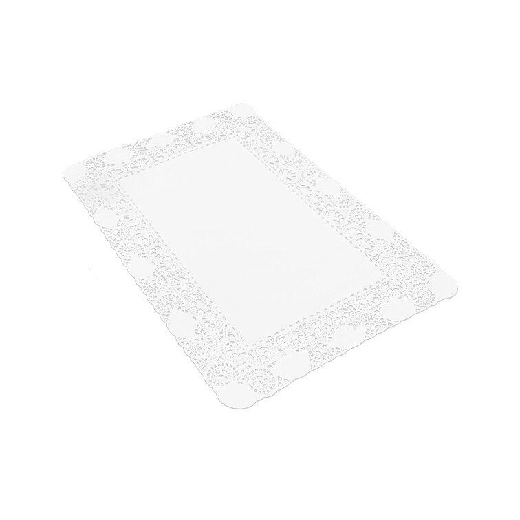 MONOUSO - Centrino di Carta Traforato Bianco 14x24cm (2.000 Pezzi)