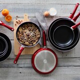 thumbnail of Menastyl - Poele Aluminium 32cm Cerise Compatible Induction