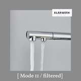 thumbnail of Felix | Rubinetto estraibile 3 vie acciaio inossidabile spazzolato premium |cucina osmosi cromo argento |Miscelatore 360 gradi |Filtra 3 connessioni