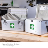 thumbnail of Erste-Hilfe-Koffer Erste Hilfe Kasten zur Medikamenten Aufbewahrung, Medizinbox leer für Sportverein, Betrieb oder Zuhause, 40 x 22,5 x 20,5 cm