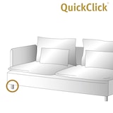 thumbnail of WAGNER QuickClick® Kunststoffgleiter robust BLACK - 8er-Set Ersatzgleiter Ø 20 mm - für Basis Ø 20 mm, DE Ware- 15821900