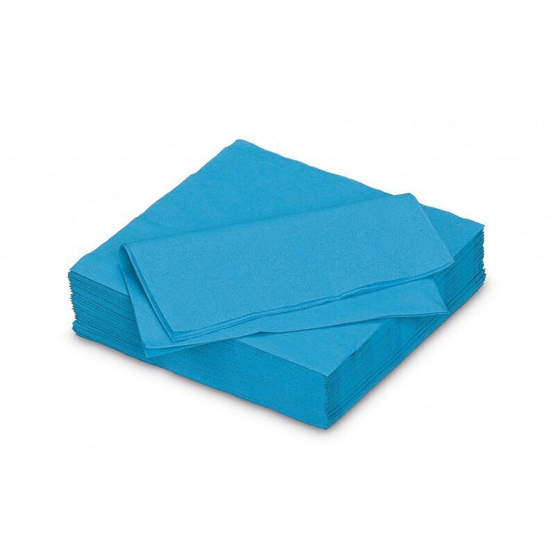 Serviettes celiouate BLEU AZUR 38x38cm c/900