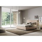thumbnail of Letto senza rete imbottito 160x190 similpelle tortora Mika