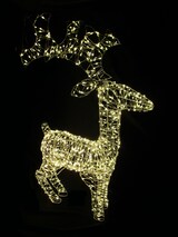 thumbnail of Tarrington House Acryl Rentier, Metall, 38 x 21 x 62 cm, 1000 LED, 6 W, warmweiß