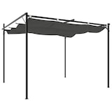 thumbnail of vidaXL Pergola met uitschuifbaar dak 295x292x230 antracietkleurig