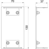 thumbnail of OBO Bettermann Endstück GA-E70130RW 6279370