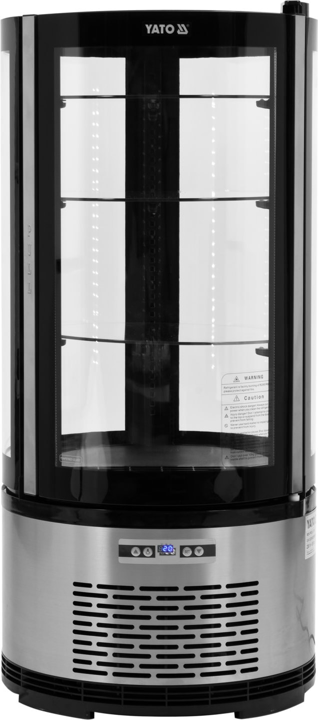WITRYNA CHŁODNICZA 100L 48X48X103 CZARNA