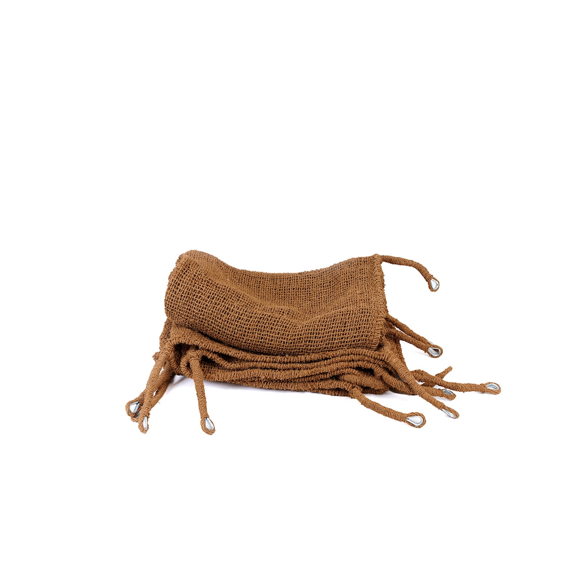 Bazar Bizar Voile d’ombrage triangulaire en fibre de coco 350x350 cm naturel