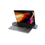 thumbnail of LANDINGZONE Macbook Pro M1/M2/M3 14Zoll Dock 140W adapt. 3.2 Gen 2 D-port USB-C  HDMI Ethernet t 2-way audio Kensington lock