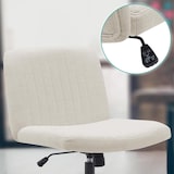 thumbnail of Bureaustoel Kingman creme/Stof