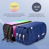 thumbnail of Milan 1918 - Estuche Portatodo Triple con Cuatro Cremalleras para Material Escolar. Azul