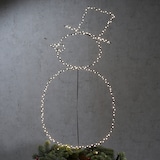 thumbnail of LED Gartenstecker Schneemann Silhouette 250LED H: 77cm Weihnachtsdeko Gartendeko