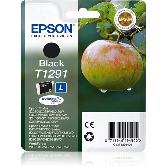 Cartouche D Encre Epson Pomme T1291 Noir