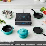 thumbnail of Piastra a Induzione Portatile 2000 W Con Pannello Touch Piano Cottura Elettrico In Vetroceramica Con Timer 10 Livelli Di Potenza Display LED Nero