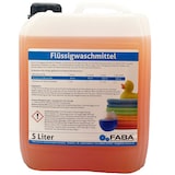 thumbnail of FABA Flüssigwaschmittel Konzentrat 5 L, orange, Universal Color angenehm frisch inkl. Ausgießer