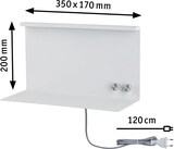 thumbnail of Paulmann LED Wandleuchte Jarina    3000K 370lm / 160lm 230V 4,5W / 1,6W dimmbar Weiß 78919